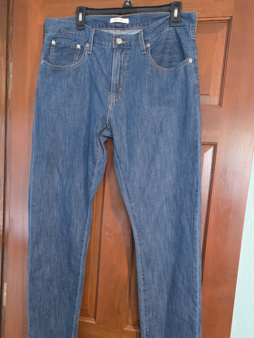 Levi's Slim Straight Dark Blue Denim Jeans